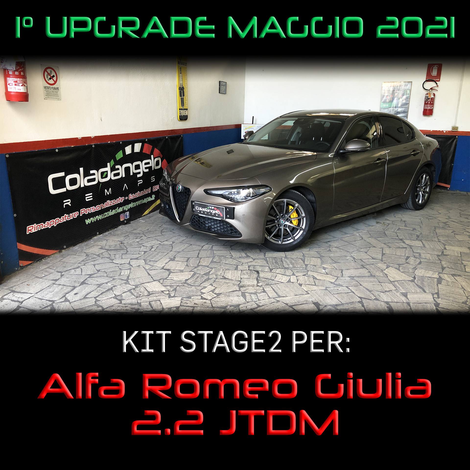 KIT STAGE2 per Alfa Romeo Giulia 2.2 JTDM