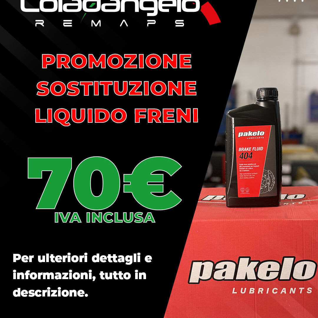 news pakelo liquido freni promo